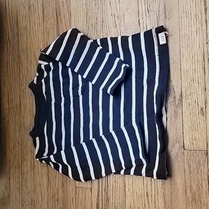 Gap blue and white striped long sleeve